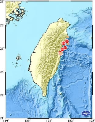 대만 화롄현 인근 이틀째 지진…규모5 이상 여진(종합)