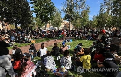 학생운동 잠잠하던 USC…美서부 대학까지 '반전 시위' 들불