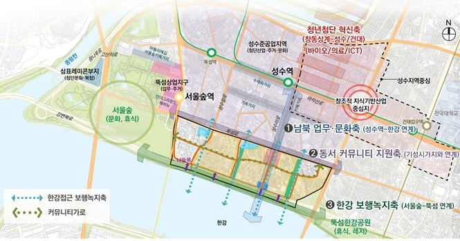 서울 성동구 성수전략정비구역 계획도 / 서울시 제공