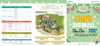 경기도 주관, '다 놀자 파주페스타' 오는 18일 파주캠펴스에서 개최