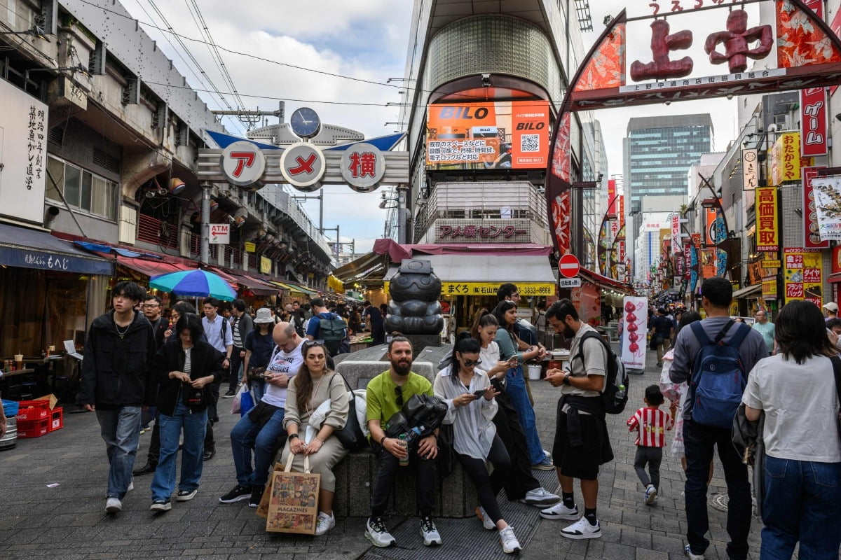 일본 황금연휴 기간 일본을 방문한 외국인들(사진=AFP연합뉴스)