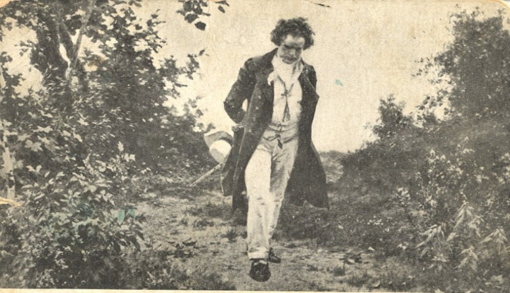 율리우스 슈미트가 그린 '산책하는 베토벤' ⓒ위키피디아