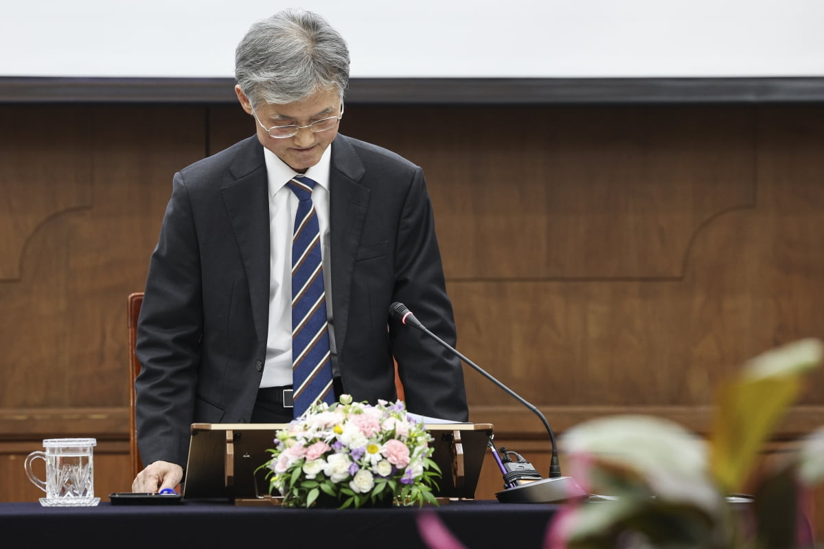 [포토] 서울고법 격려 방문한 조희대 대법원장