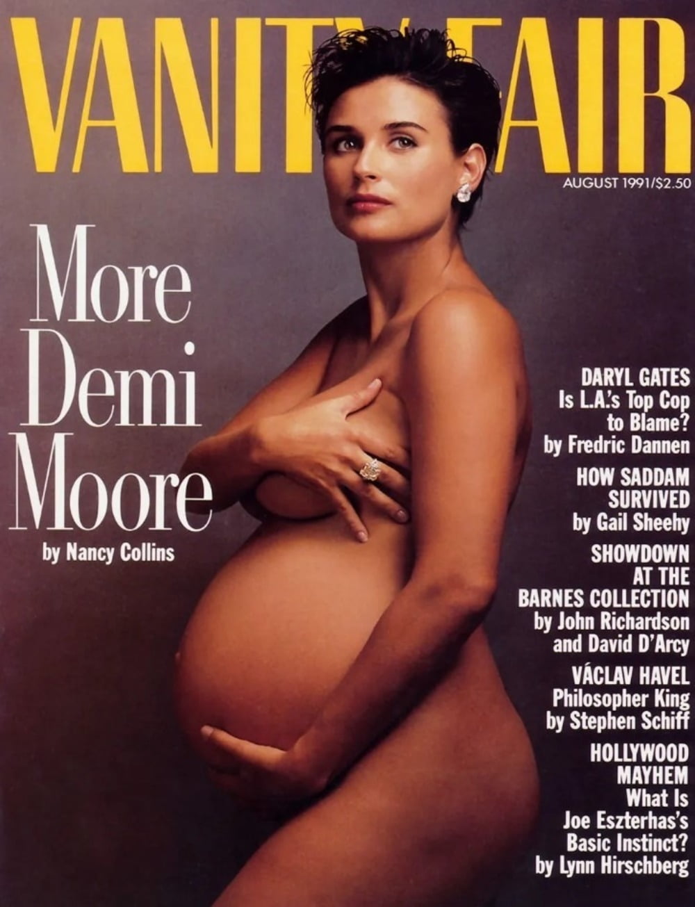 VANITY FAIR 잡지 커버 (1991년 8월호) 