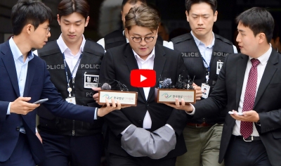 "죄송하다" 7차례 반복한 김호중 결국 구속···“증거 인멸 우려” [사진issue]