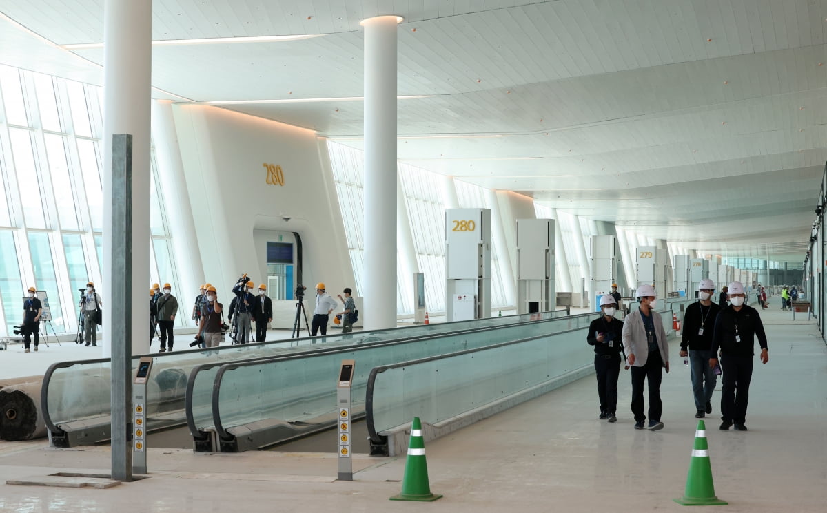 [포토] 인천공항 4단계 건설 사업 공정률 95% 완료