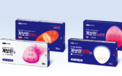 게보린 정, 통증별 라인업 확대…'효과 빠른 한국인의 두통약'