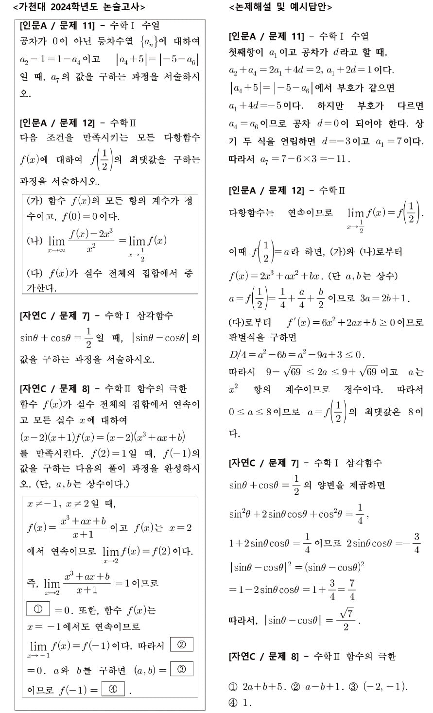 [2025학년도 논술길잡이] 올해 논술선발 1007명…내년에는 의예과도 40명 예정