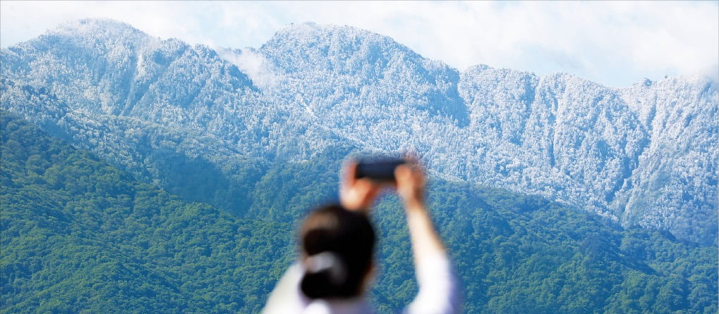 [포토] 지리산에 핀 ‘5월 눈꽃’