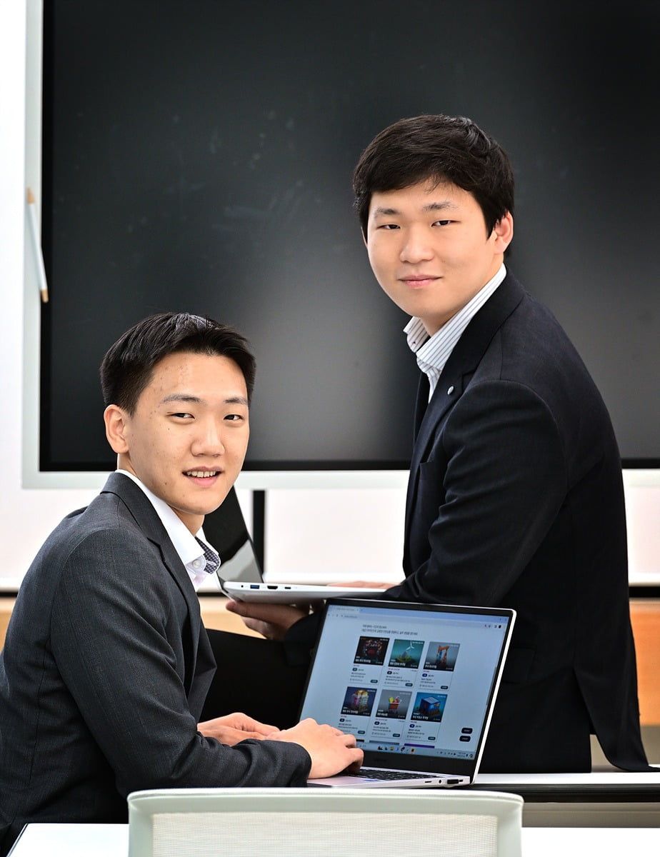 (왼쪽부터) 김형락, 김민 대표