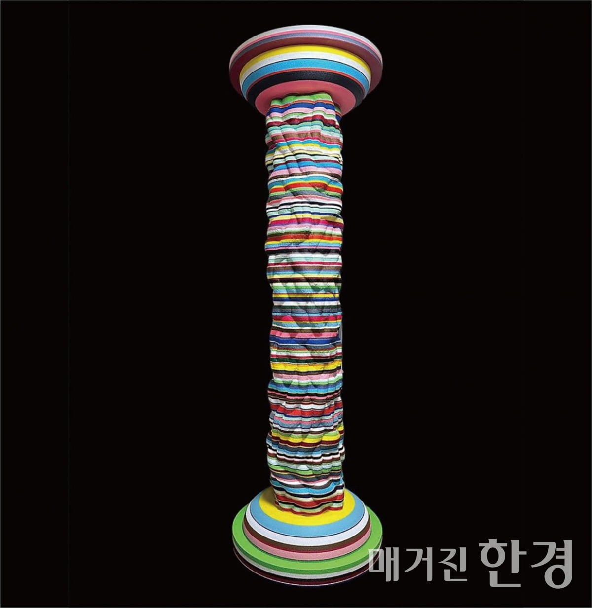 김지민, <The column of desire>, dia. 830×2600cm, 2024년 
