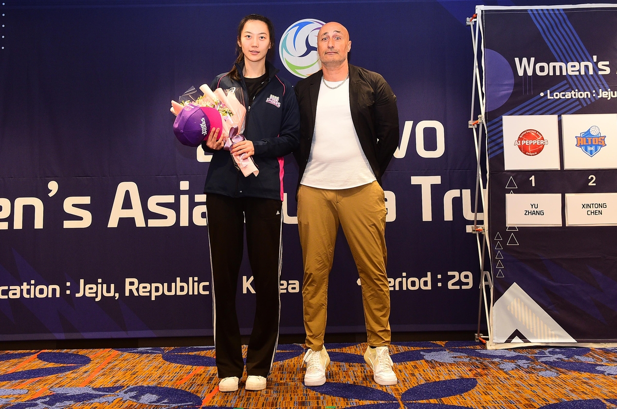 여자배구 아시아쿼터서 중국선수 3명 선발…장위 1순위로 페퍼행
