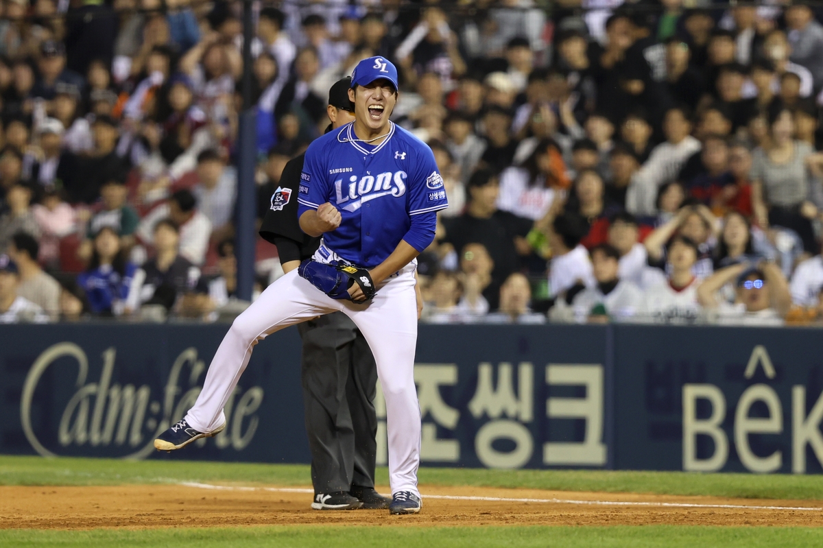 원태인 역투·김영웅 맹타…삼성, 10개 구단 중 3번째로 20승