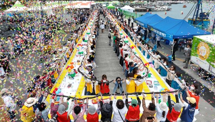 완도장보고수산물축제, 해양치유관 인기…3만7천명 다녀가