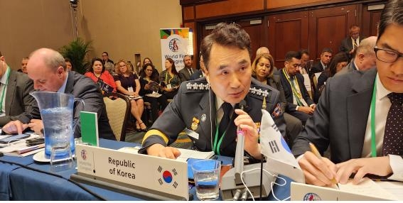 미국서 첫 세계소방회의 개최…남화영 소방청장 참석