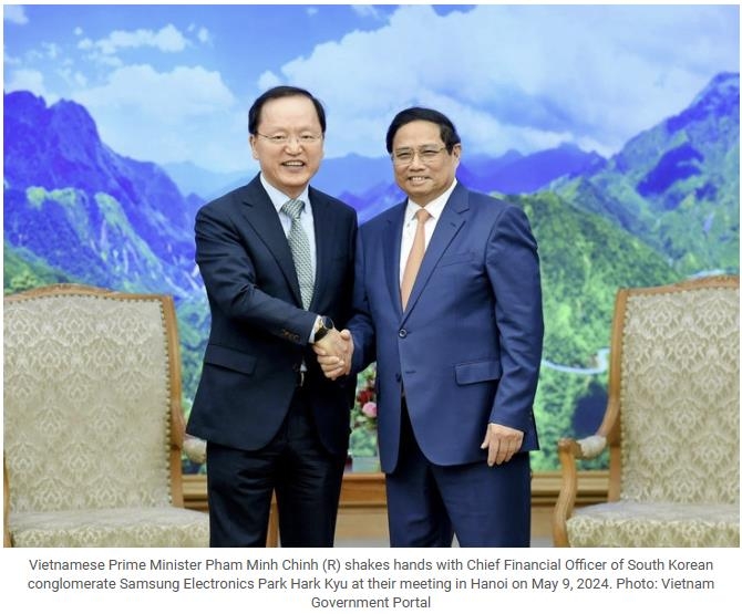 삼성전자, 베트남 총리에 "수년간 연간 10억달러씩 투자"