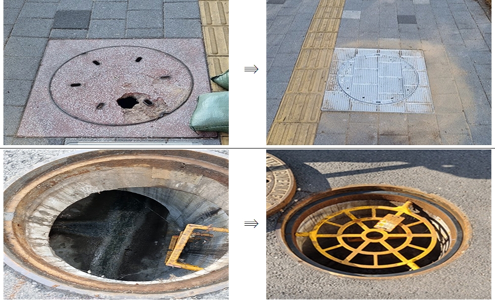동작구, 맨홀 안전관리 강화…뚜껑 바꾸고 추락방지장치
