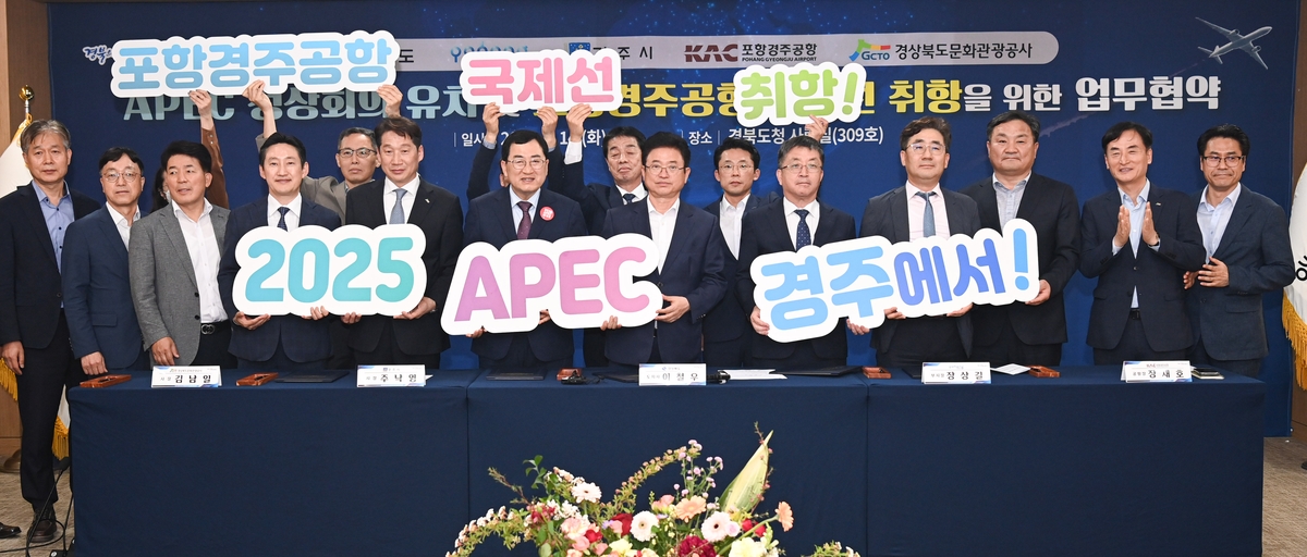 경북도 "APEC 경주 유치 위해 포항경주공항 국제선 필요"