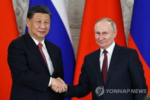 中매체, 푸틴 방중 '띄우기'…"양국관계 최상·전략적 유대강화"