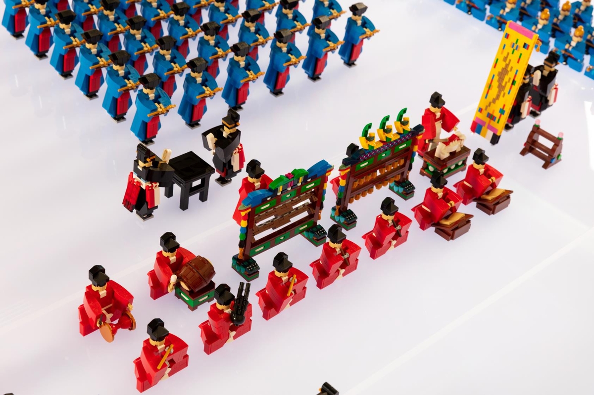 2만개 레고 조각으로 완성한 '종묘제례'…종묘 향대청 새 단장