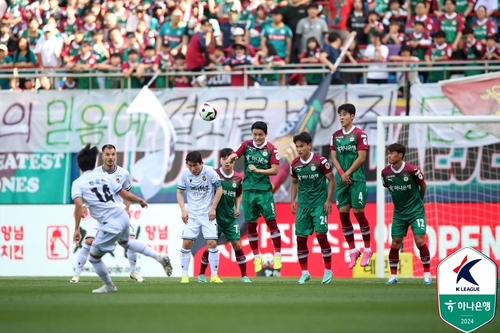 김태현 2경기 연속골…김천, 제주 1-0 꺾고 2위로 점프(종합)