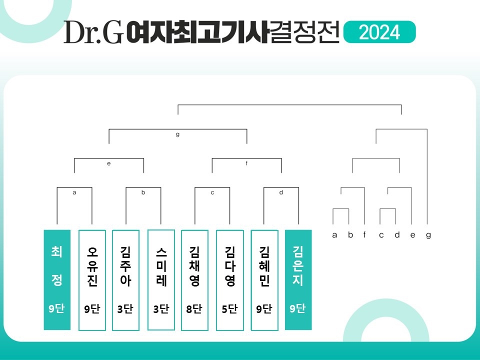 닥터지 여자 최고기사전, 내달 11일 개막…최정, 4연패 도전