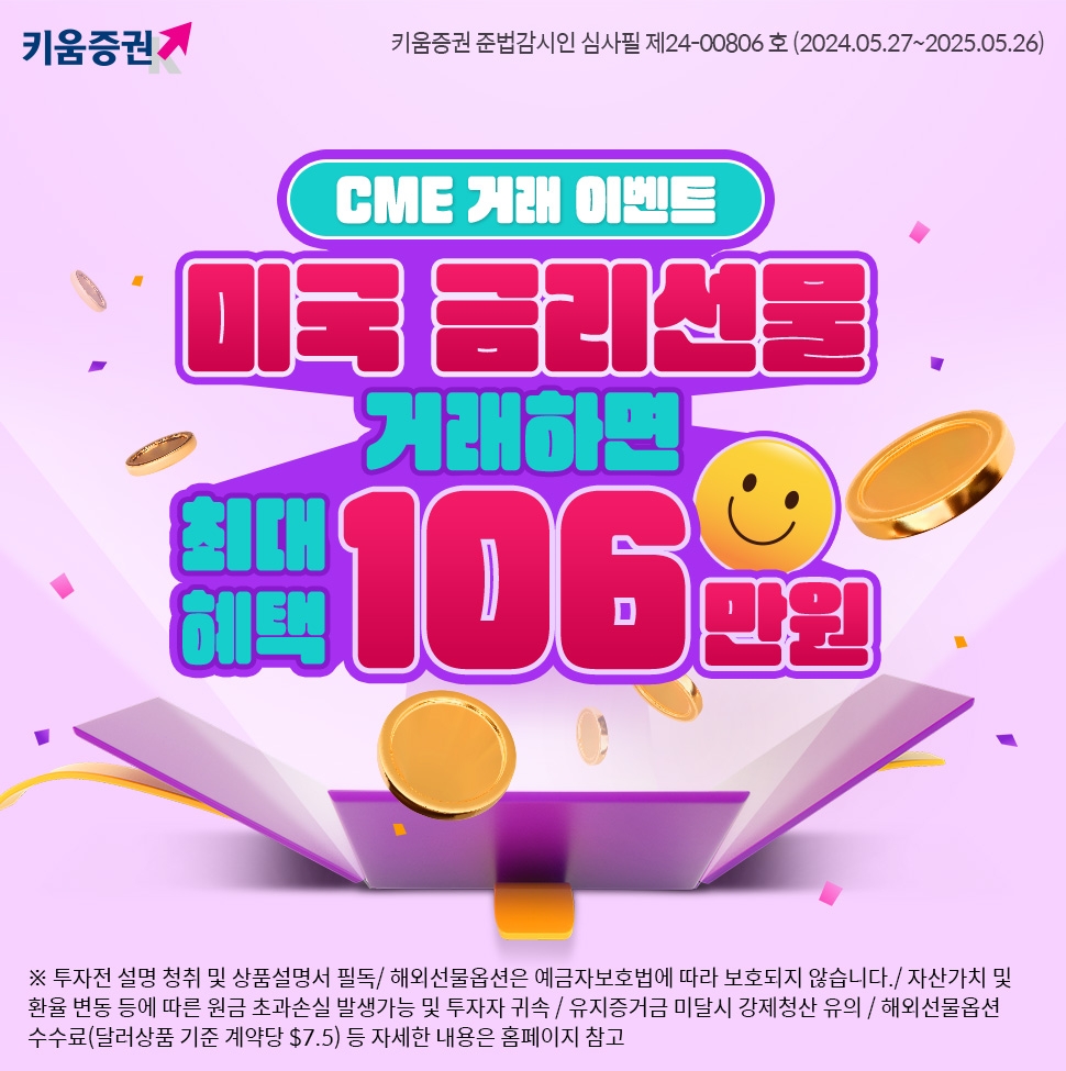 키움증권, CME 금리선물 거래 이벤트