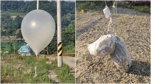 北살포 '오물 풍선' 260여개 발견…새벽엔 GPS 전파교란 공격도(종합3보)