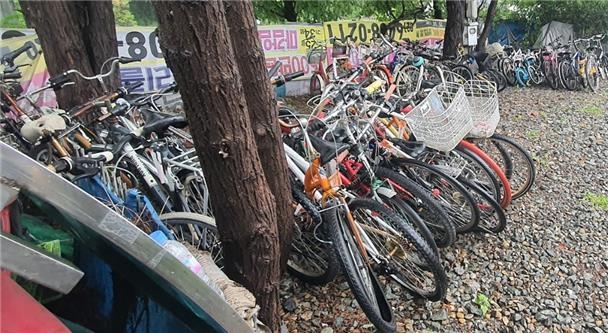 서울시, 아파트·상가 등 사유지에 버려진 자전거 수시 수거