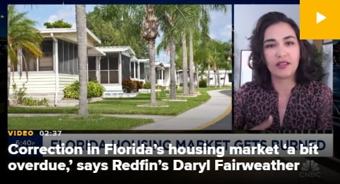 "플로리다 부동산시장 정체 시작...주택 매물 쌓여"