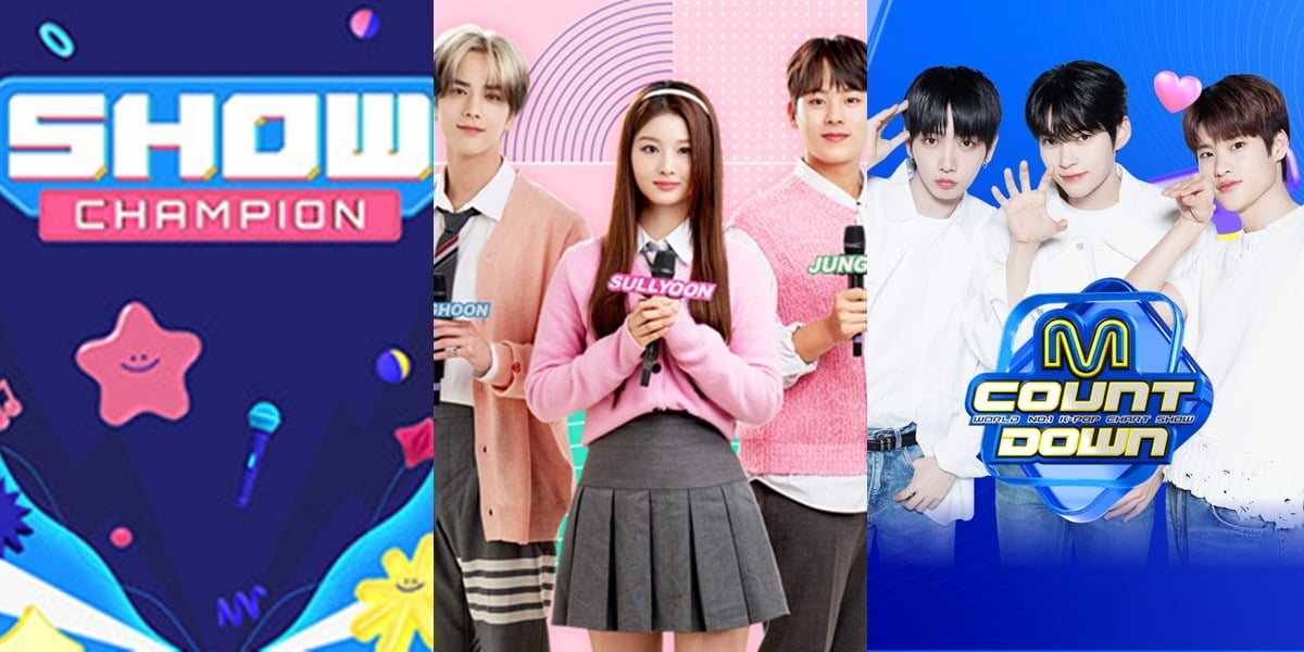 쇼 챔피언, 쇼! 음악중심, 엠카운트다운 포스터/사진= MBC, Mnet 공식 홈페이지