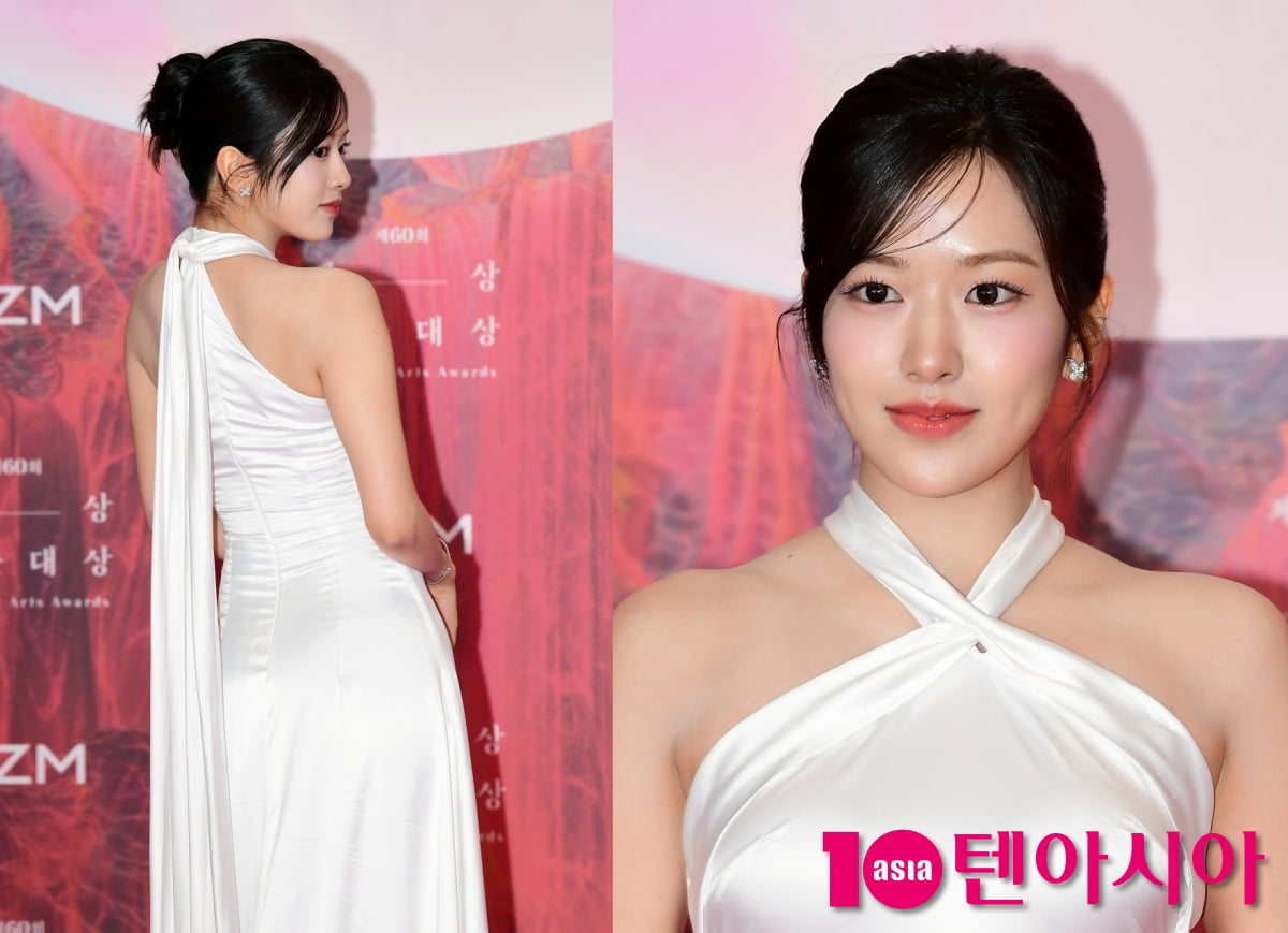 Yujin Ahn, like a Greek goddess... pretty today too 