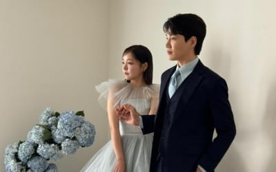 김기리♥문지인, 결혼식 하루 전 웨딩 사진 공개…"잘 다녀오겠다"