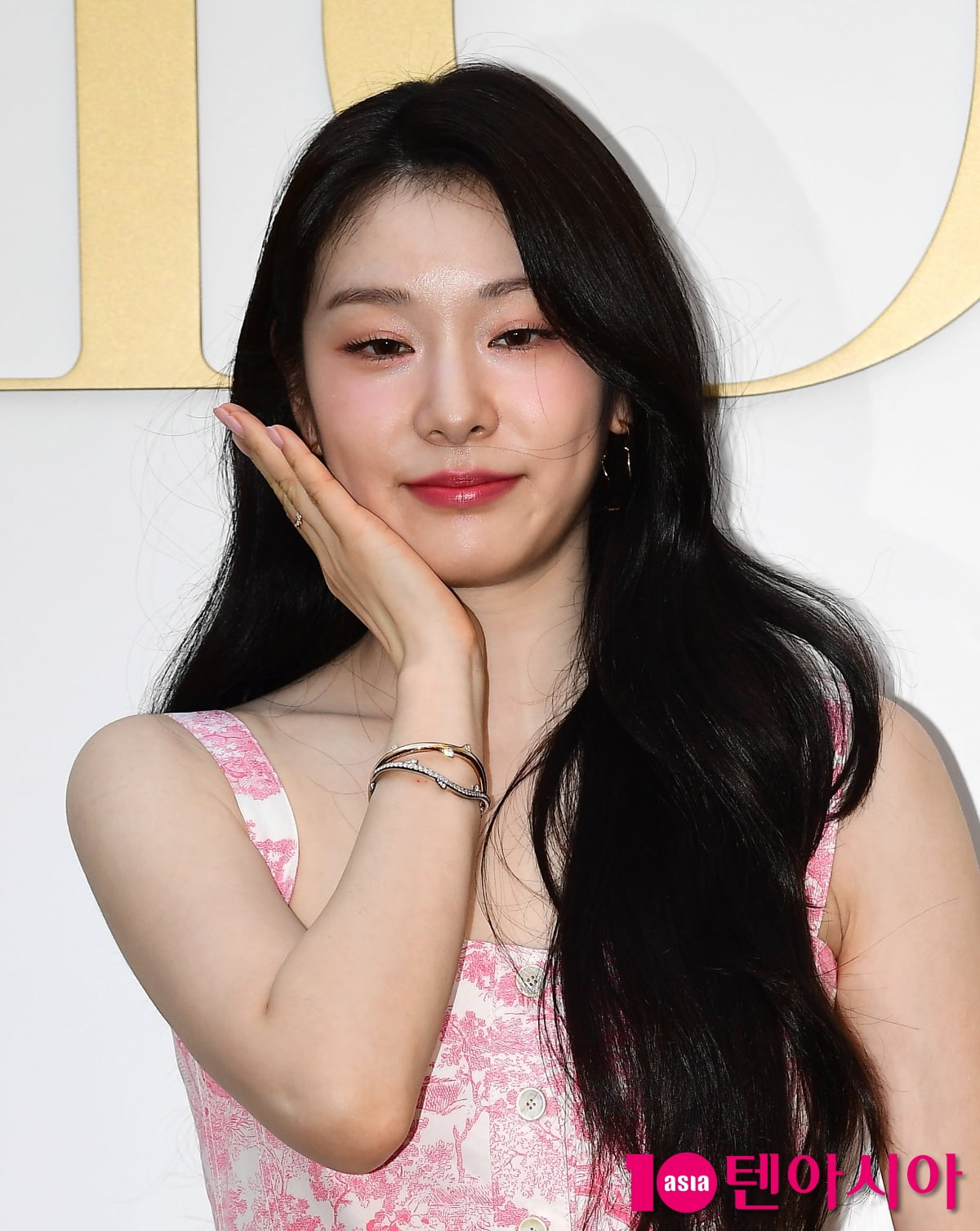 [TEN포토]김연아 '핑크빛 꽃 한송이'