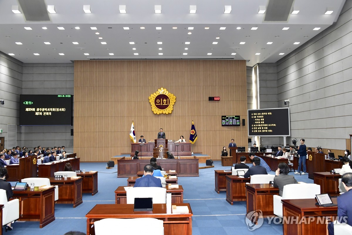 광주시의회 의장 7월 8일 선출…초·재선 6명 경쟁