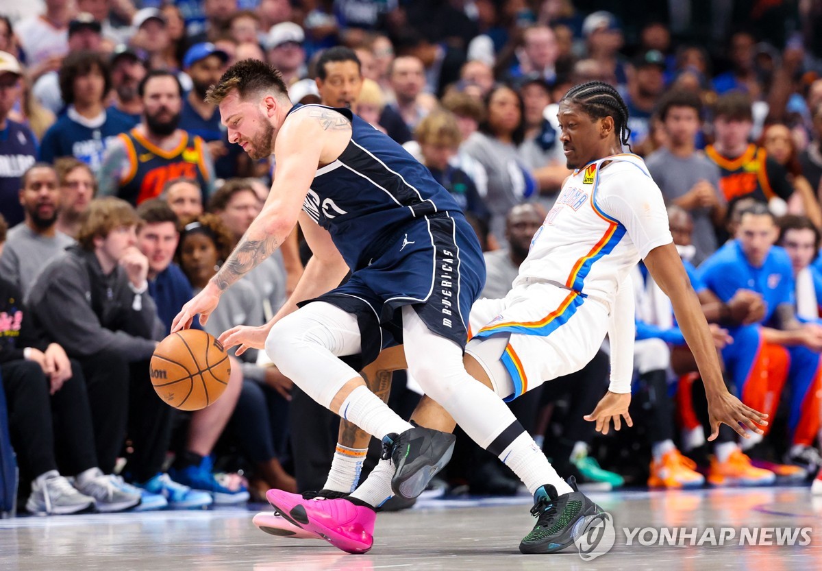 돈치치·어빙의 댈러스, NBA 서부 1위 오클라호마시티 또 제압