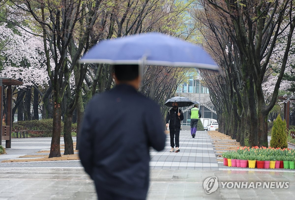 오후부터 전국 대부분 지역에 비…천둥·번개 치는 곳도