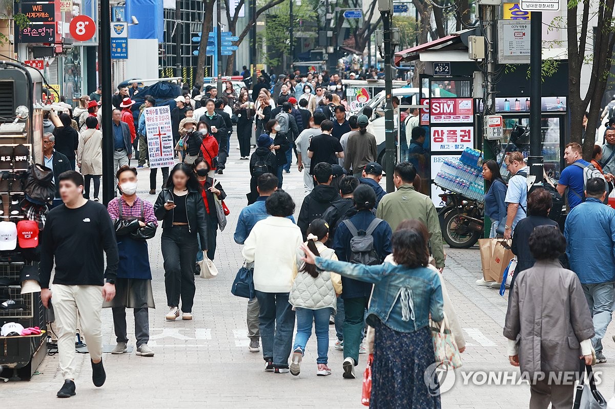 1분기 8개 도에서 소매판매·서비스업생산 동반 감소…내수 부진