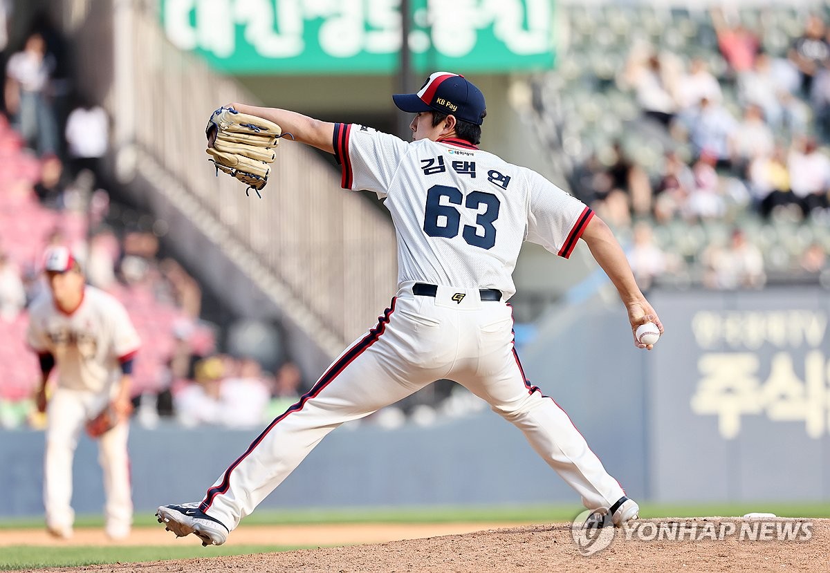 다저스 잡던 김택연이 돌아왔다…이승엽 감독 "적응한 느낌"