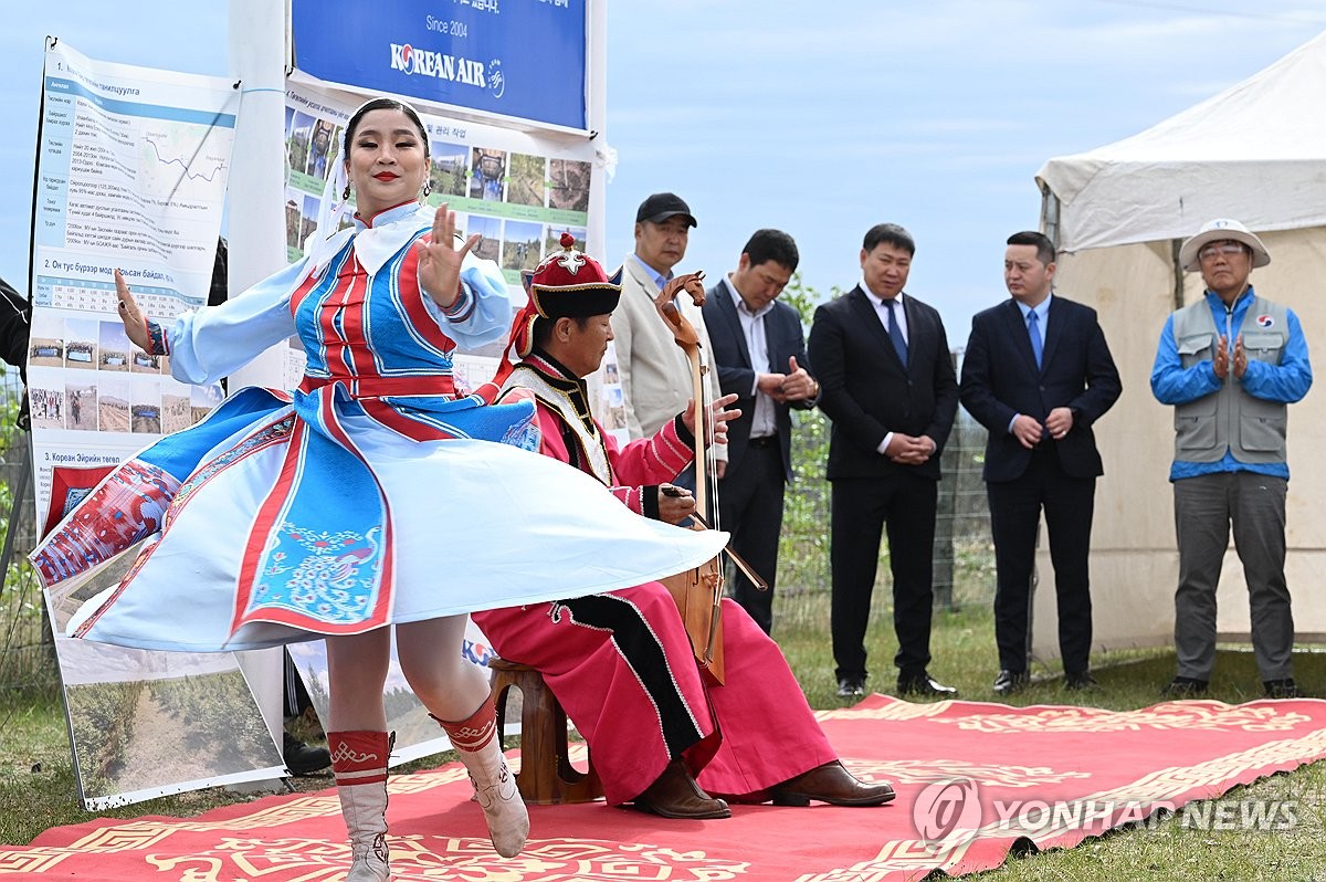 대한항공, 몽골 나무심기 20주년…임직원 참여 4년만에 재개