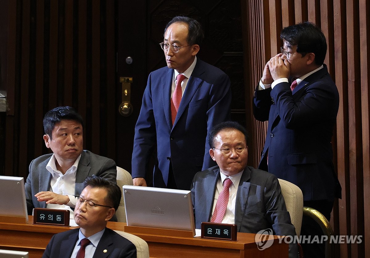 與, 전세사기법·민주유공자법 등 5개 법안 거부권 건의키로(종합)