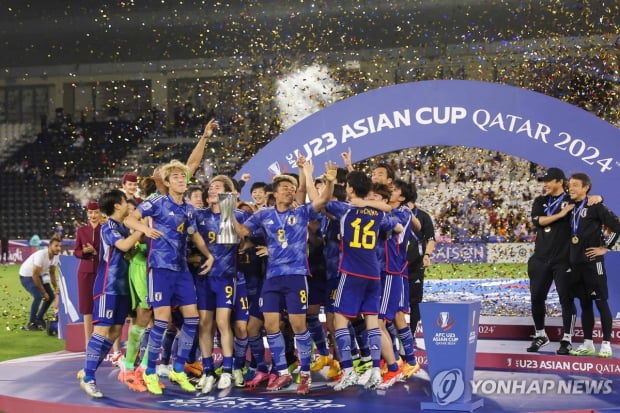 후반 추가시간 극장골…일본, U-23 아시안컵 8년 만에 정상 탈환