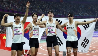 한국육상 남자 400ｍ계주팀, 패자부활전서 올림픽티켓 획득 도전