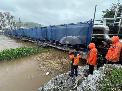 최대 260㎜ 이상 폭우 내린 전남 '농작물 피해·주민대피'