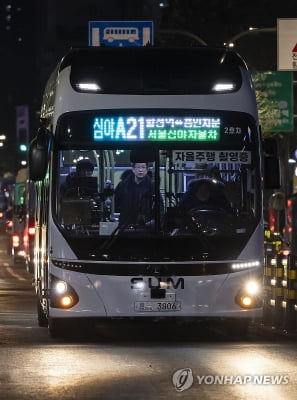서울 심야 자율주행버스 6개월새 8천여명 탑승…7월부터 유료화
