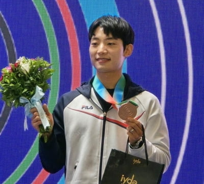 송종호, 사격 월드컵 속사권총 동메달…한국 종합 2위로 마무리