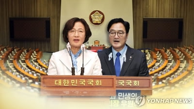 "형님이 딱 적격"…의장선거 전날까지 '명심 마케팅'(종합)