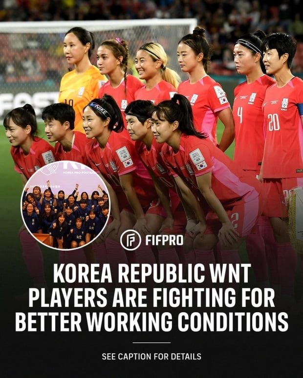 한국프로축구선수협회 "여자대표팀 낮은 처우…FIFPRO도 우려"