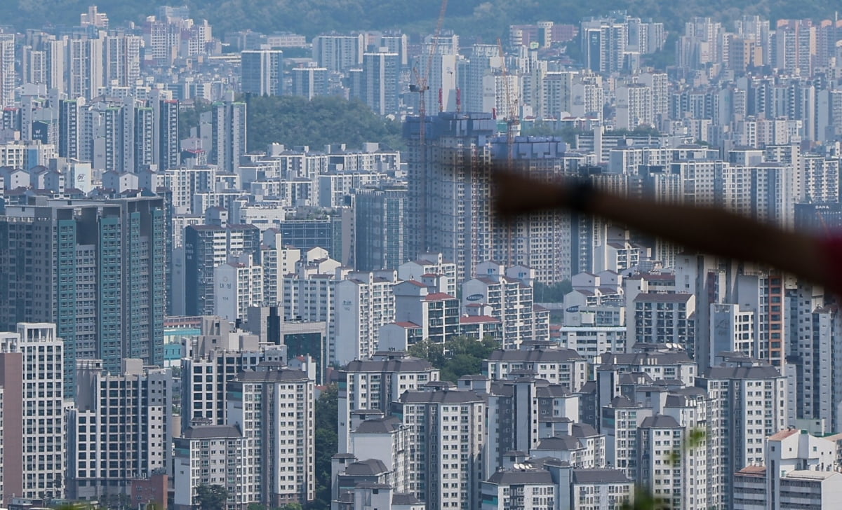 온라인카지노 남산에서 바라본 아파트 단지 모습. 사진=뉴스1