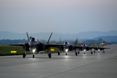 [속보] 군, F-35A 등 전투기 20여대로 타격훈련…北위성발사 예고 대응